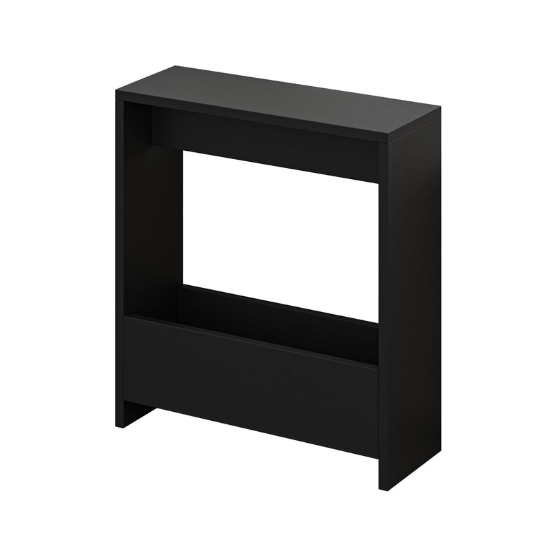 HOCUS PICUS Side Table with Magazine Rack for Living Room and Office - Many Colour Options - Side/End Table - 55 x 20 x 60cm (Dark Oak Effect)