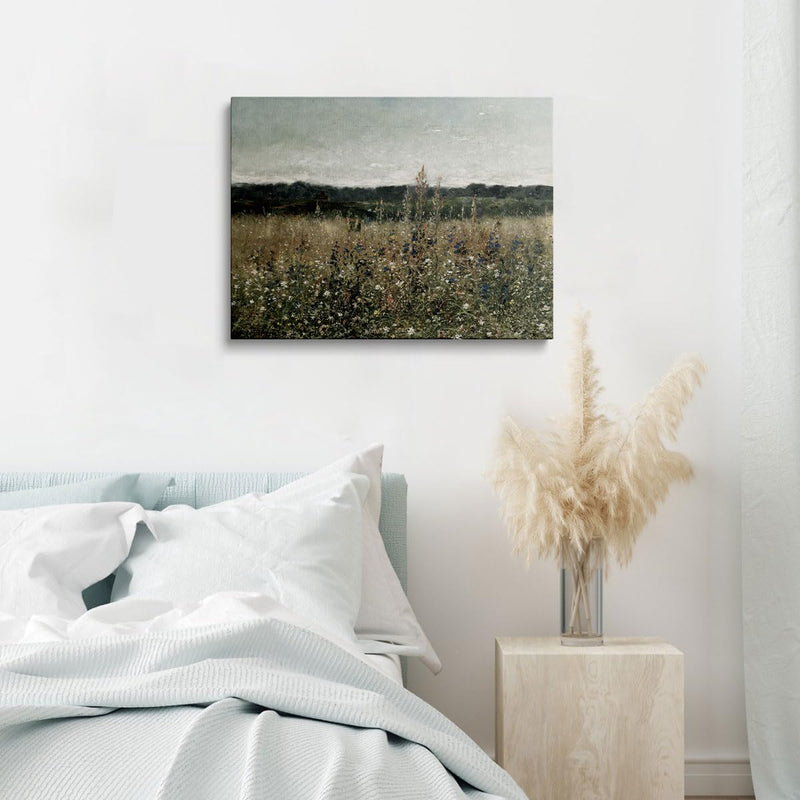 Green Wall Art Pictures for Living Room Decor Nature Forest Landscape Canvas Prints Modern Floral Scenery Painting Artwork Home Decorations 30x40cm YH026