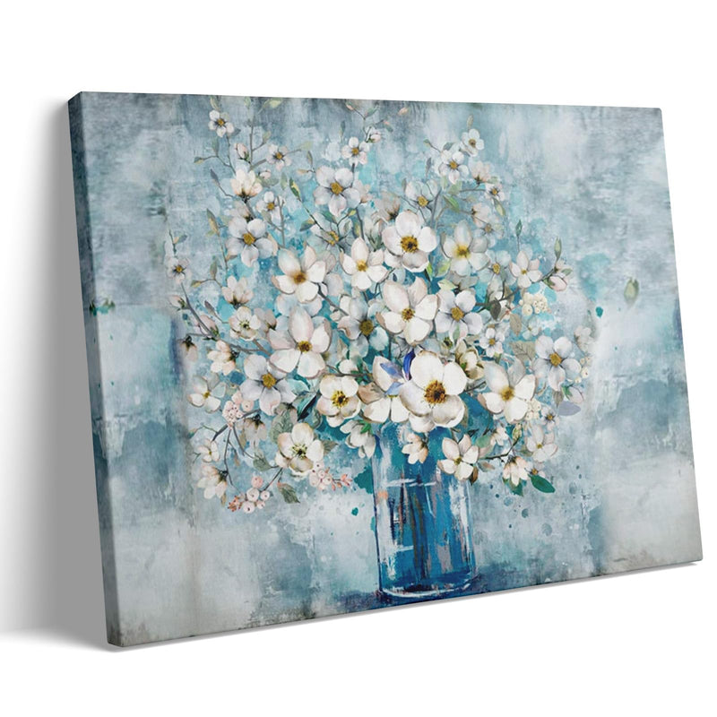 Green Wall Art Pictures for Living Room Decor Nature Forest Landscape Canvas Prints Modern Floral Scenery Painting Artwork Home Decorations 30x40cm YH026