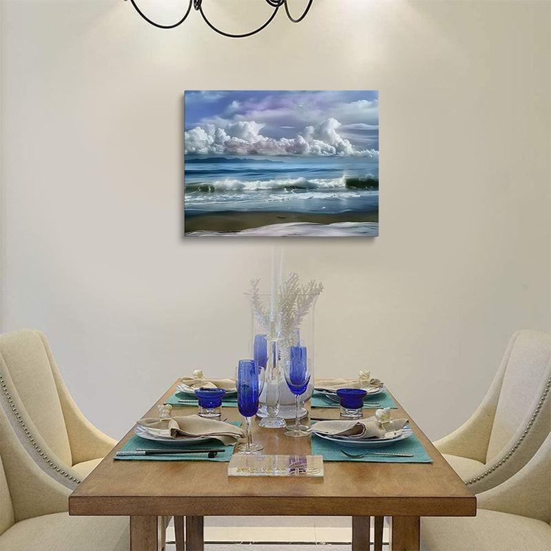 Green Wall Art Pictures for Living Room Decor Nature Forest Landscape Canvas Prints Modern Floral Scenery Painting Artwork Home Decorations 30x40cm YH026