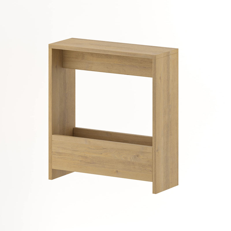 HOCUS PICUS Side Table with Magazine Rack for Living Room and Office - Many Colour Options - Side/End Table - 55 x 20 x 60cm (Dark Oak Effect)