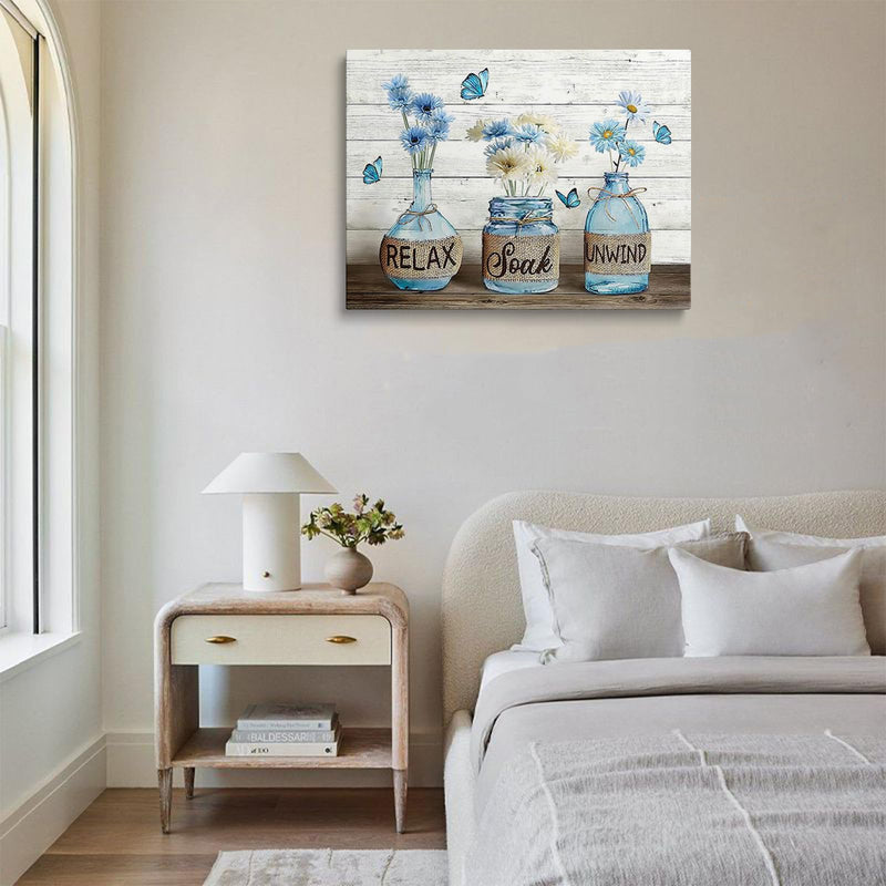 Green Wall Art Pictures for Living Room Decor Nature Forest Landscape Canvas Prints Modern Floral Scenery Painting Artwork Home Decorations 30x40cm YH026
