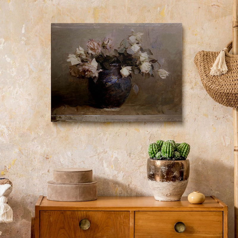 Green Wall Art Pictures for Living Room Decor Nature Forest Landscape Canvas Prints Modern Floral Scenery Painting Artwork Home Decorations 30x40cm YH026