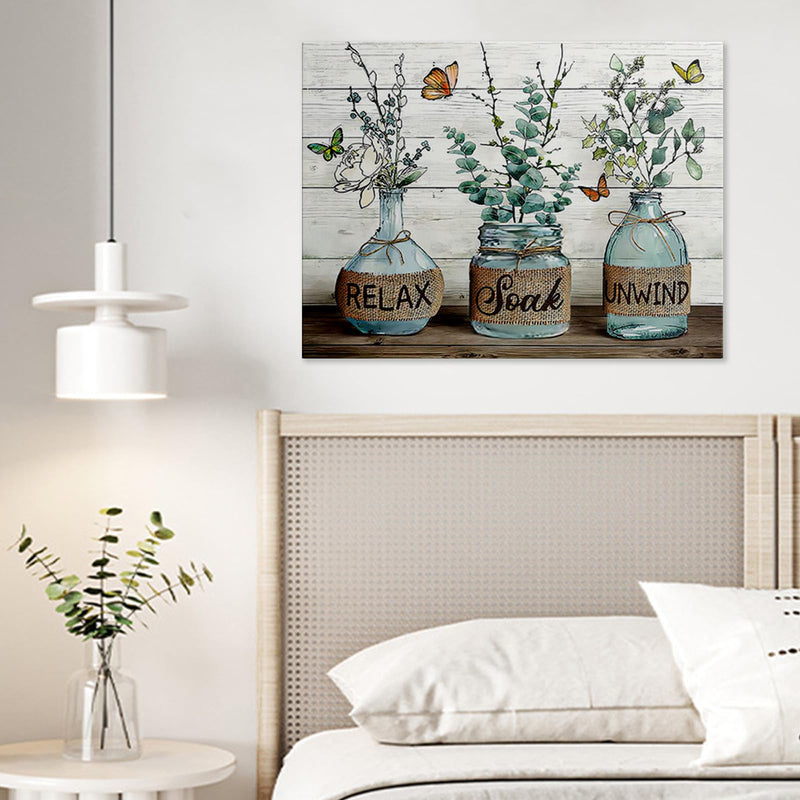 Green Wall Art Pictures for Living Room Decor Nature Forest Landscape Canvas Prints Modern Floral Scenery Painting Artwork Home Decorations 30x40cm YH026