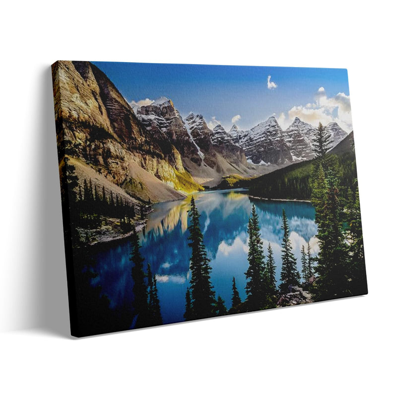 Green Wall Art Pictures for Living Room Decor Nature Forest Landscape Canvas Prints Modern Floral Scenery Painting Artwork Home Decorations 30x40cm YH026