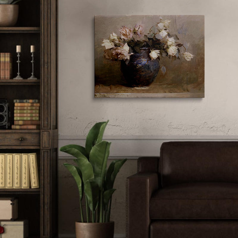 Green Wall Art Pictures for Living Room Decor Nature Forest Landscape Canvas Prints Modern Floral Scenery Painting Artwork Home Decorations 30x40cm YH026
