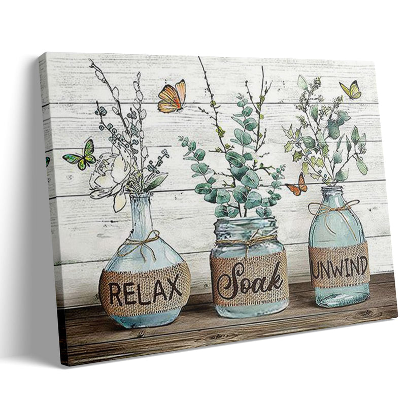 Green Wall Art Pictures for Living Room Decor Nature Forest Landscape Canvas Prints Modern Floral Scenery Painting Artwork Home Decorations 30x40cm YH026