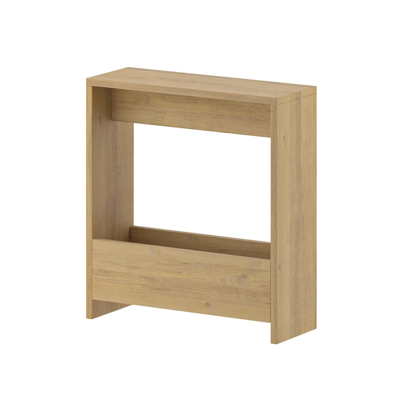HOCUS PICUS Side Table with Magazine Rack for Living Room and Office - Many Colour Options - Side/End Table - 55 x 20 x 60cm (Dark Oak Effect)