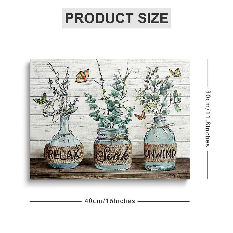 Green Wall Art Pictures for Living Room Decor Nature Forest Landscape Canvas Prints Modern Floral Scenery Painting Artwork Home Decorations 30x40cm YH026