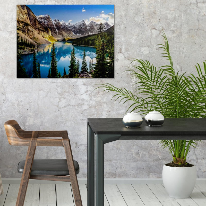 Green Wall Art Pictures for Living Room Decor Nature Forest Landscape Canvas Prints Modern Floral Scenery Painting Artwork Home Decorations 30x40cm YH026